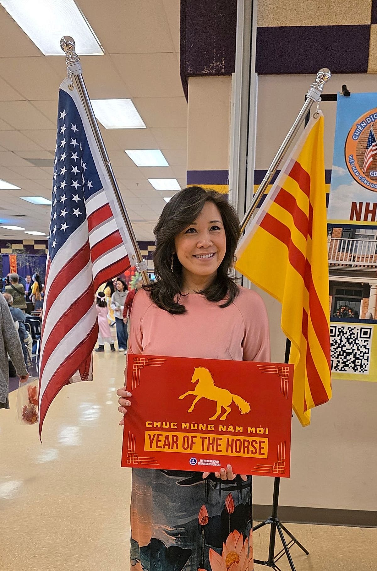 Lydia celebrating Vietnamese Lunar New Year